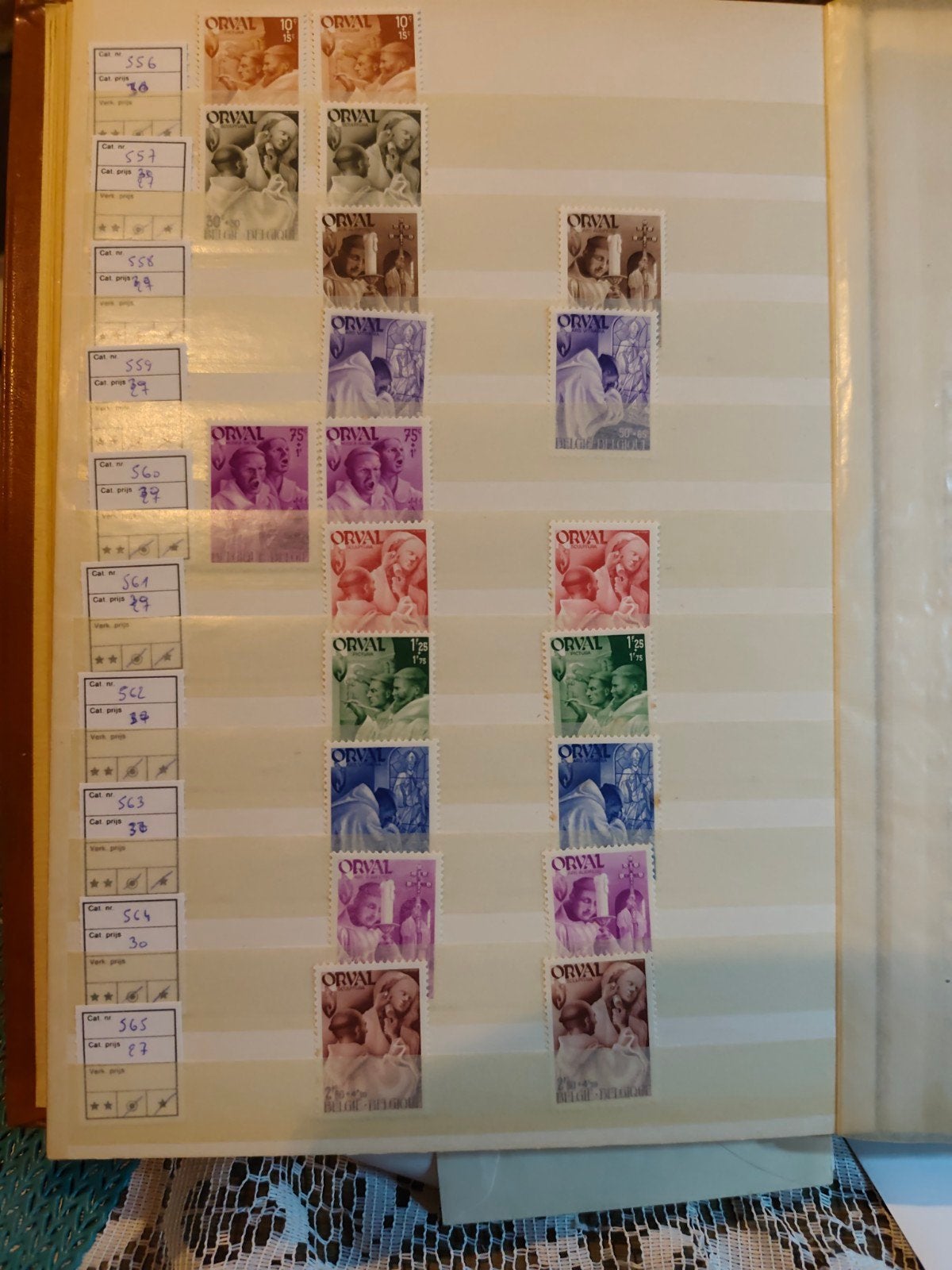 556/67 vierde orval 1941....obp 12.50, Postzegels en Munten, Ophalen of Verzenden, Postfris
