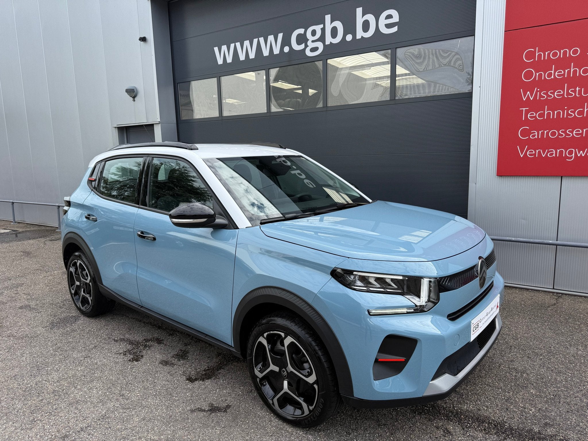 Citroën C3 12 Turbo 101pk MILD-HYBRID AUT PLUS, Auto's, Stof, Gebruikt, 1199 cc, Blauw