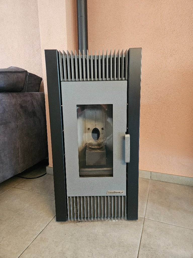 ExtraStove pelletkachel 7,5 kW – uitstekend onderhouden, Ophalen, Gebruikt, Pelletkachel, Vrijstaand