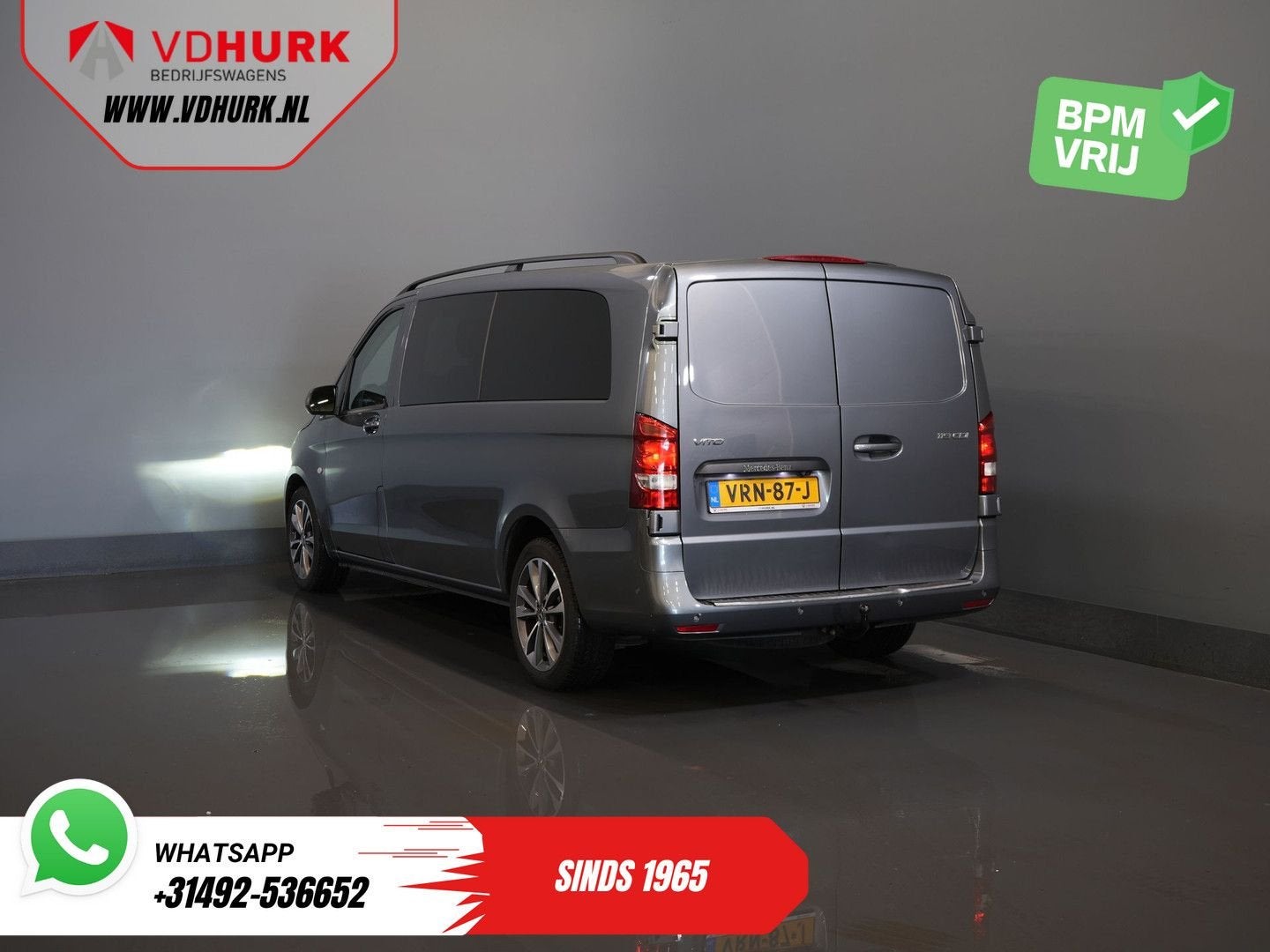 Mercedes-Benz Vito 119 CDI Aut. XL L3 DC Dubbel Cabine/ LED/, Auto's, Bestelwagens en Lichte vracht, Automaat, Mercedes-Benz, Diesel