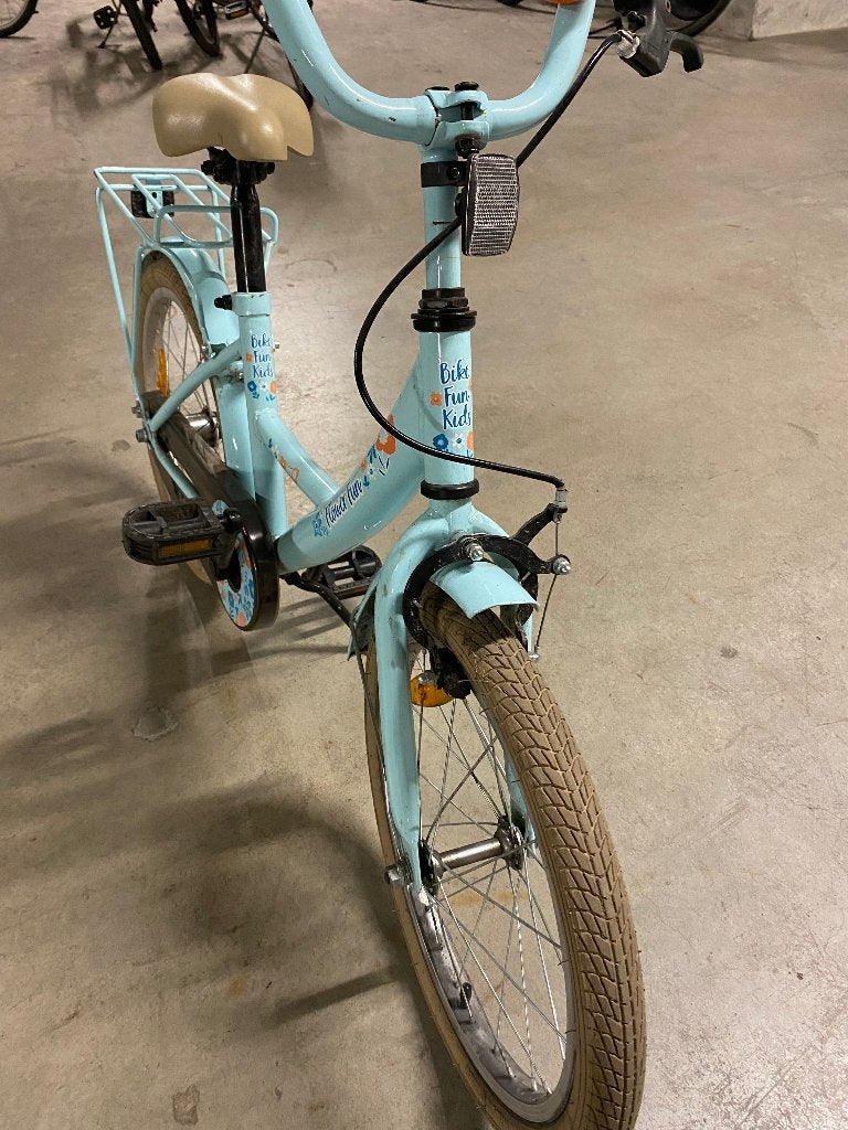 kinderfiets, Fietsen en Brommers, Ophalen, Gebruikt, Velgrem, Minder dan 16 inch
