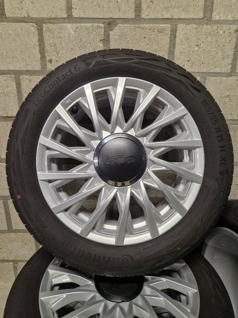 Fiat 500 velgen met banden, Ophalen, Fiat