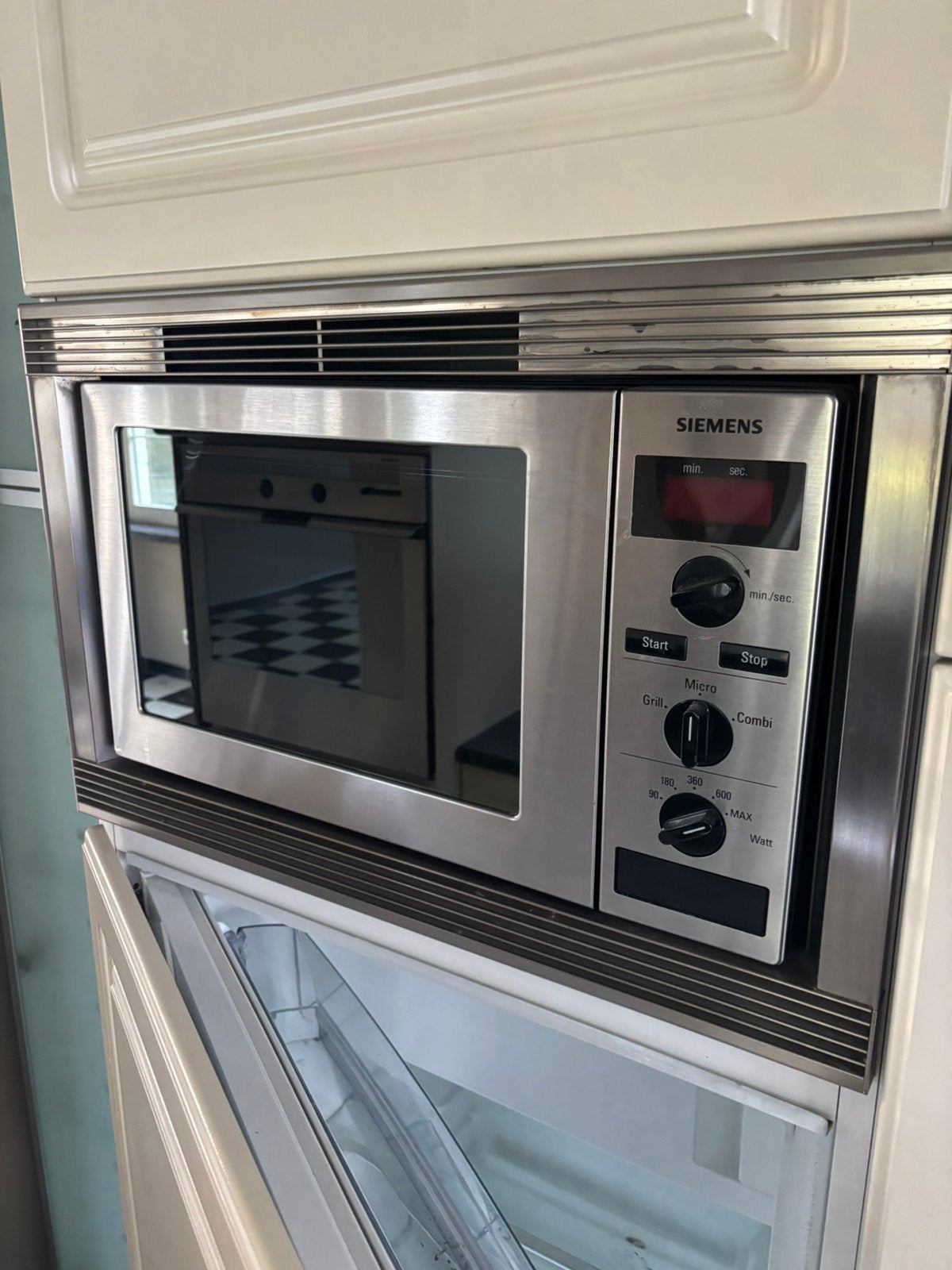 Siemens microgolfoven HF23550 - doe een goed bod, Elektronische apparatuur, Microgolfovens, Ophalen, Gebruikt, Microgolfoven, Inbouw