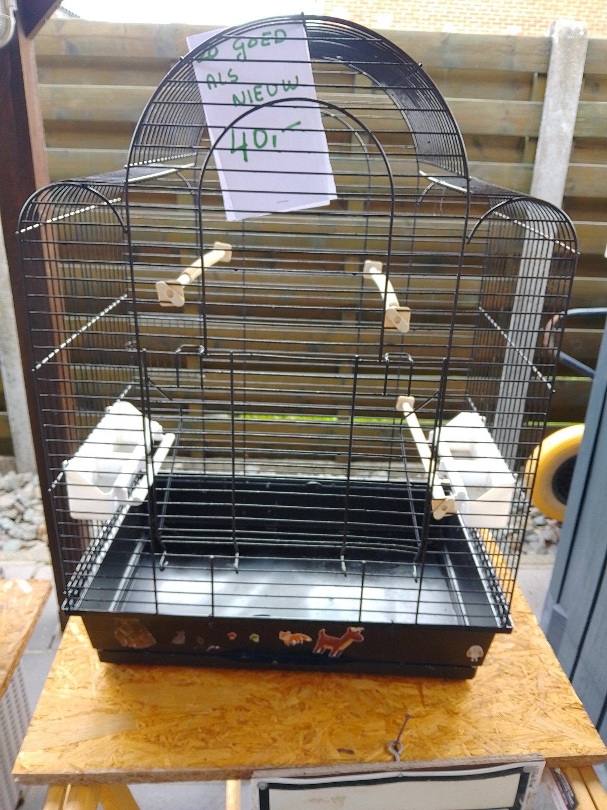 ZÉÉR mooie GROTE VOGELKOOI met alle TOEBEHOREN, Dieren en Toebehoren, Ophalen, Nieuw, Metaal, Vogelkooi