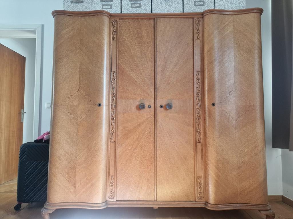 Penderie en bois grande capacité!, Maison & Meubles, Armoires | Penderies & Garde-robes, Enlèvement