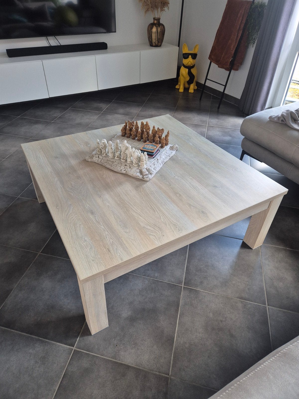 Salontafel 110cm x 110cm, 100 à 150 cm, Carré, 100 à 150 cm, Enlèvement