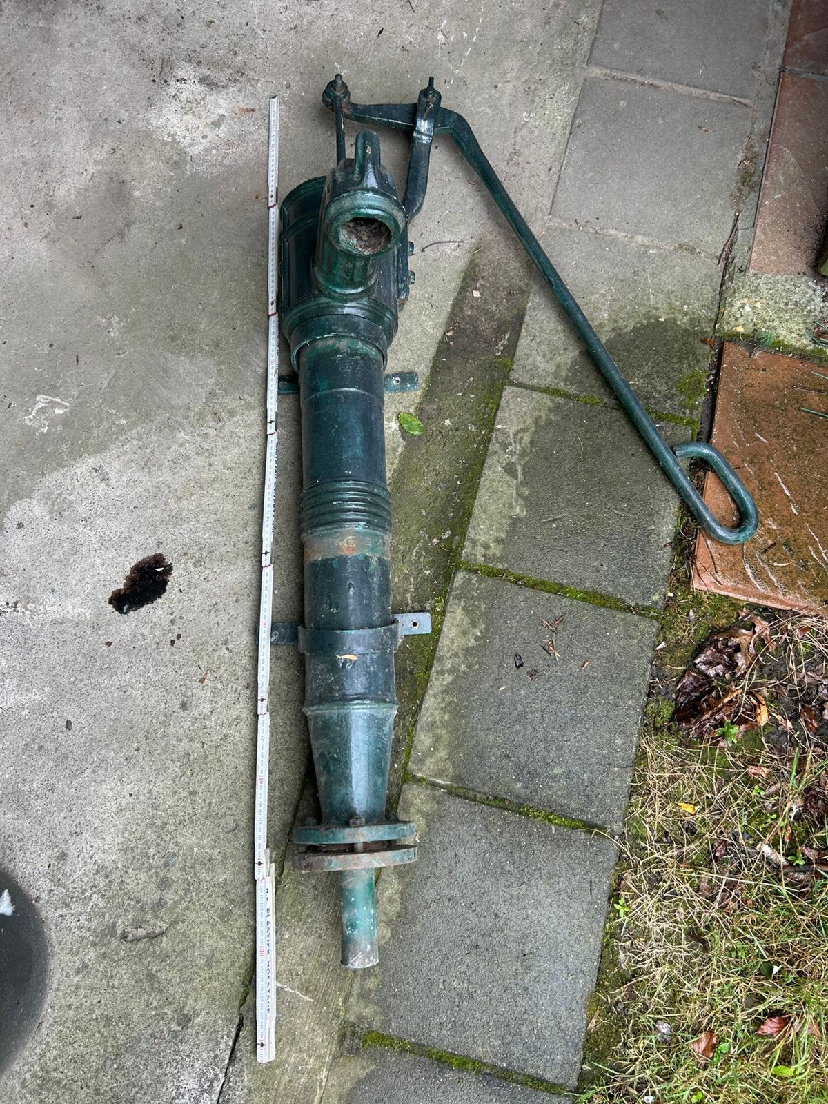 Gietijzeren pomp, Tuin en Terras, Waterpompen, Ophalen, Gebruikt, Handmatig, Regentonpomp