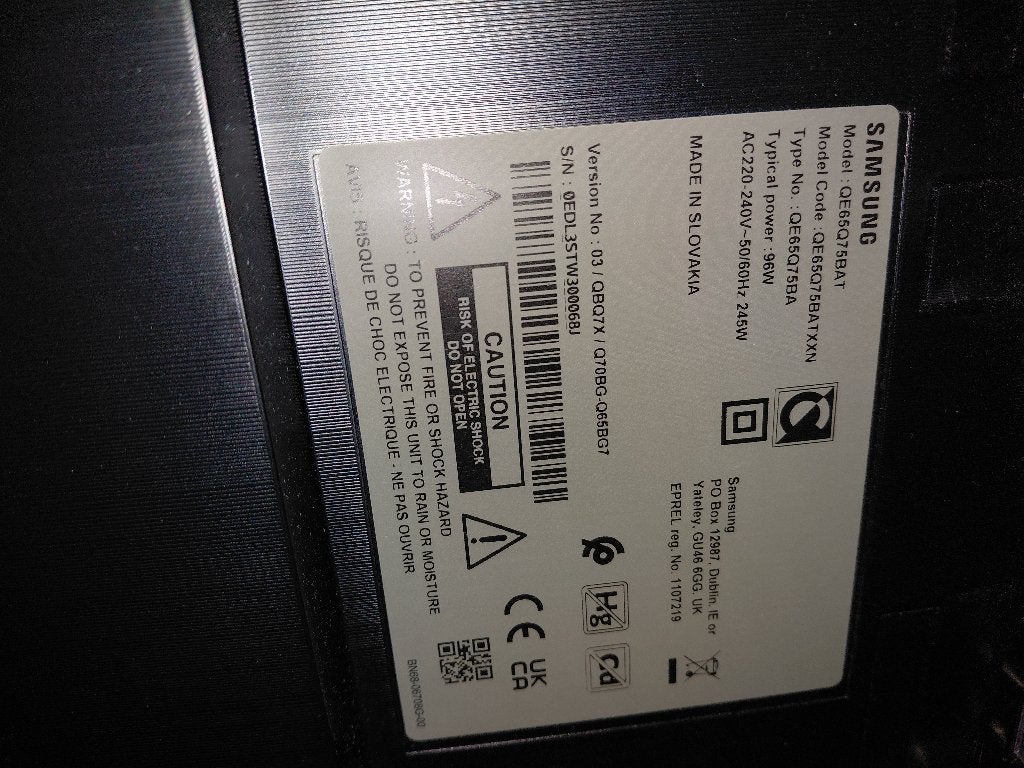 Tv samsung 65 inch, Audio, Tv en Foto, Televisies, Ophalen, Samsung