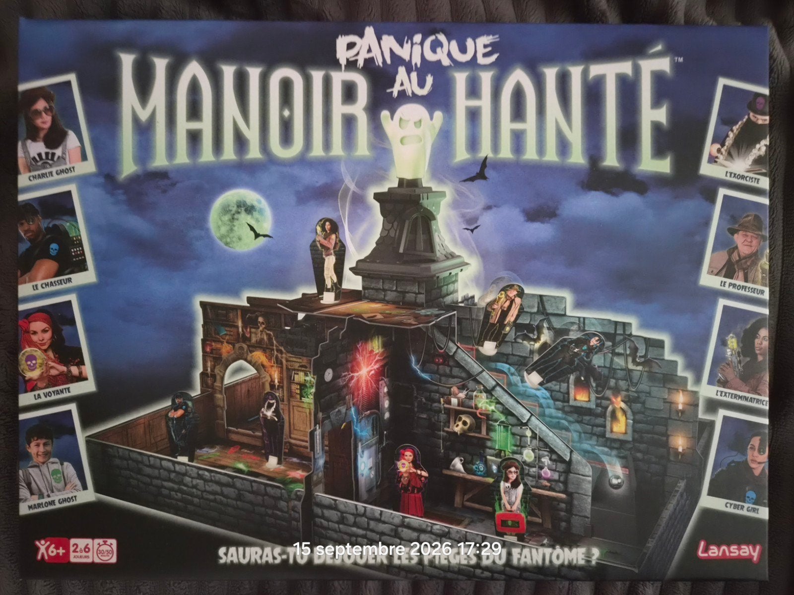 Panique au manoir hanté (Jeu de société), Enlèvement, Comme neuf