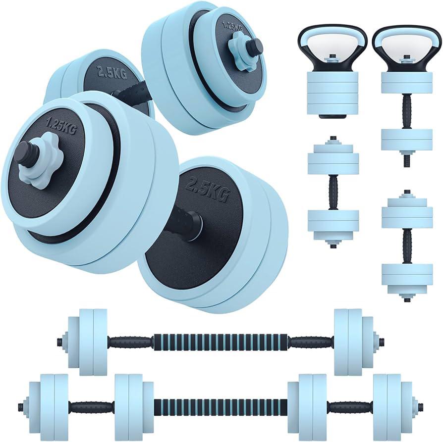 Gewichtenset PASSYOU, Sport en Fitness, Fitnessmaterialen, Zo goed als nieuw, Dumbbell, Ophalen
