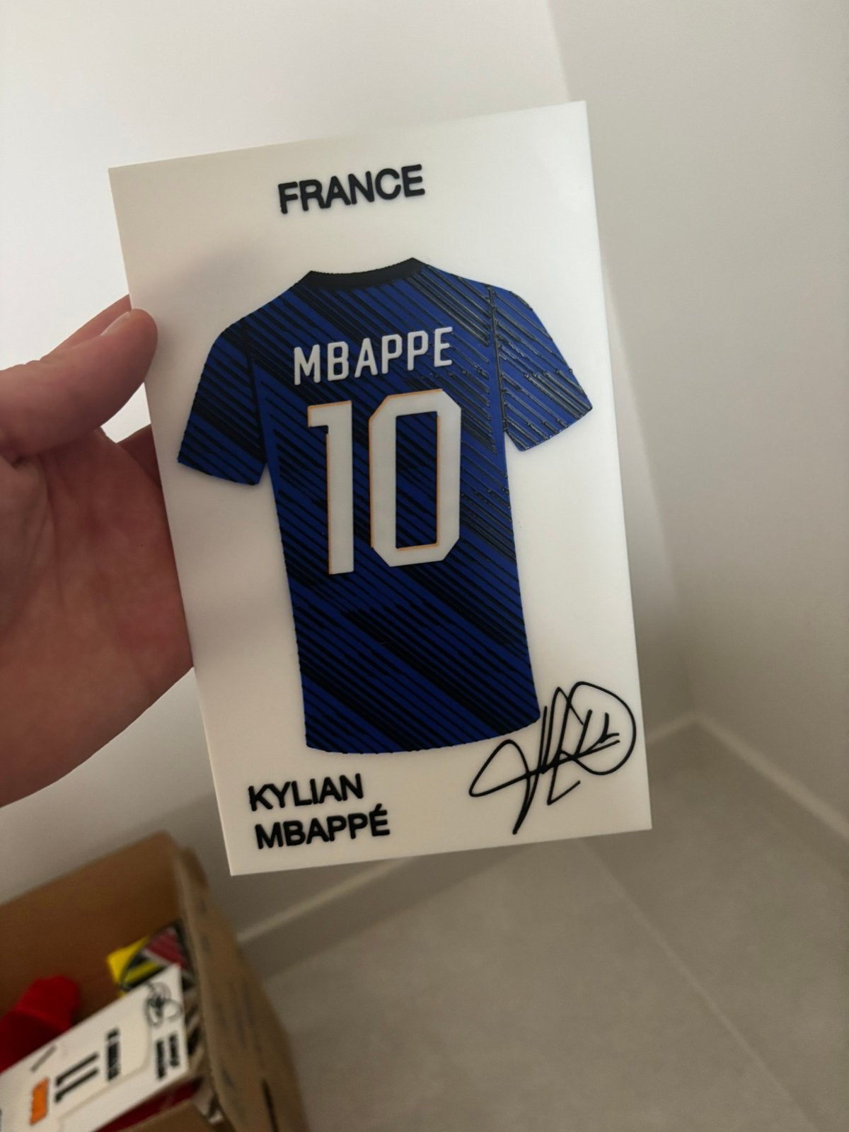 Mbappe voetbal plaatje, Ophalen of Verzenden, Zo goed als nieuw