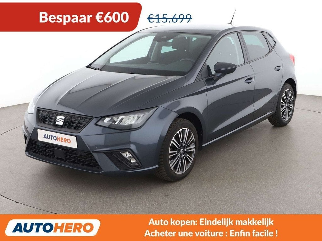 SEAT Ibiza 1.0 TSI Style (bj 2022, automaat), Auto's, Seat, Stof, Gebruikt, Adaptive Cruise Control, Ibiza