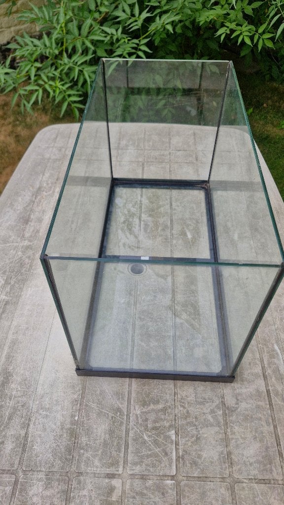 Glazen aquarium, Ophalen, Gebruikt
