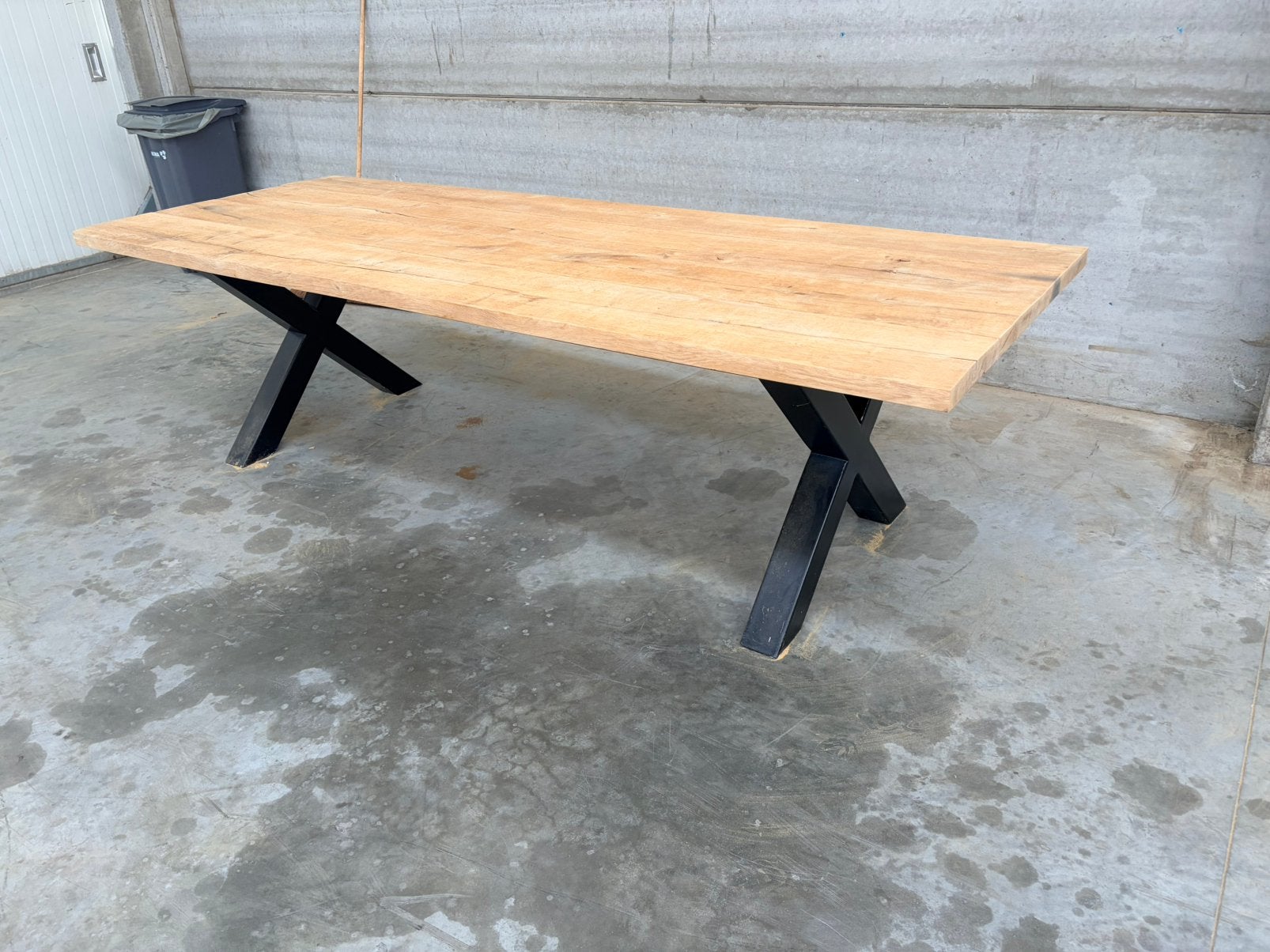 Grote Masieve eiken tafel, Enlèvement, Comme neuf