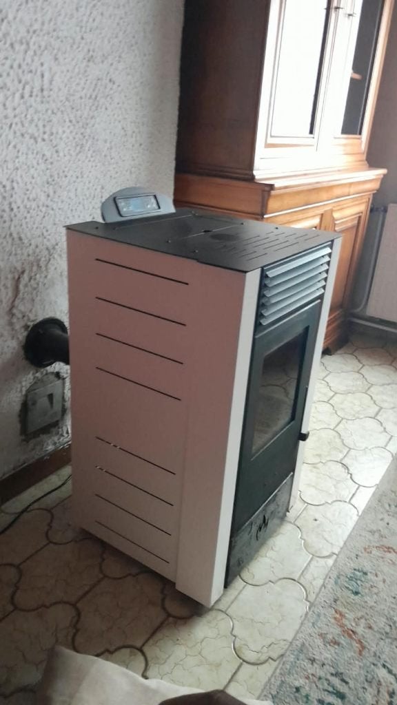 Poêle à pellet, Autres carburants, Enlèvement, Utilisé, Poêle à granulés