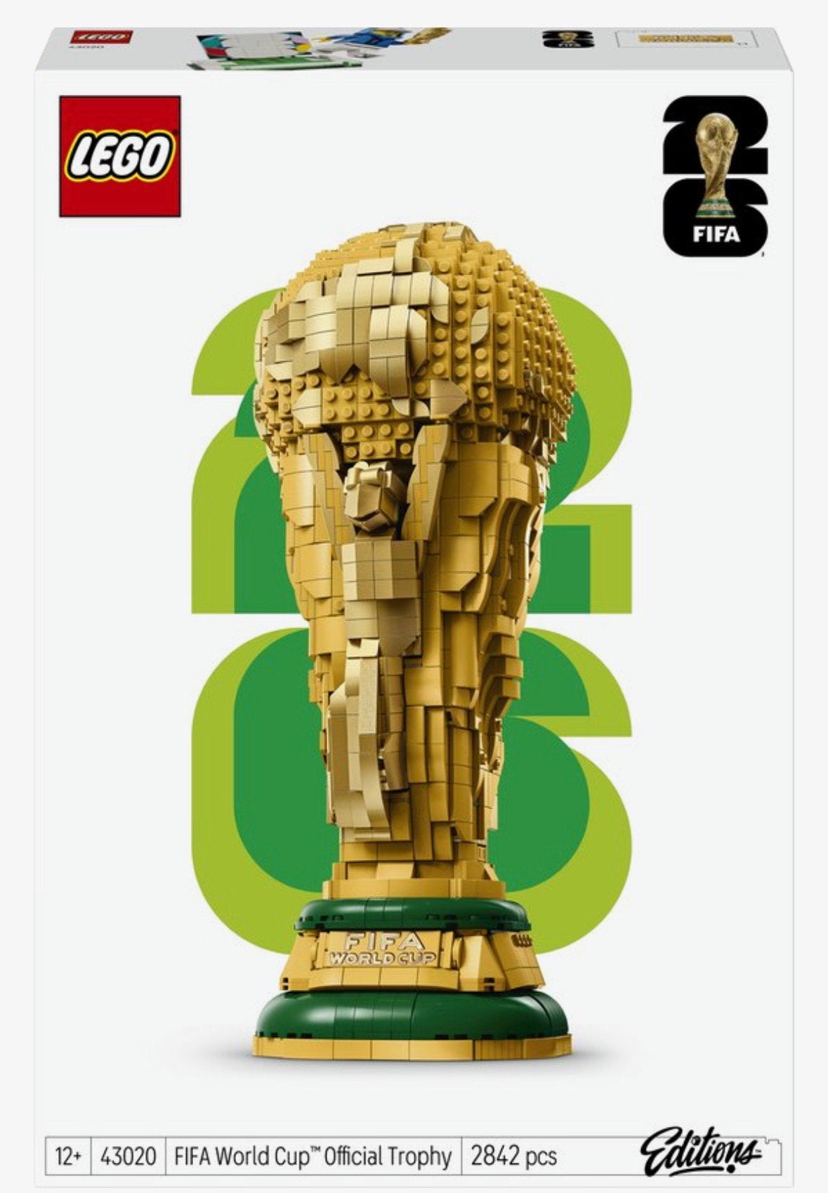 LEGO Editions 43020 — Trophée officiel de la CDM de la FIFA, Enlèvement ou Envoi, Neuf, Lego