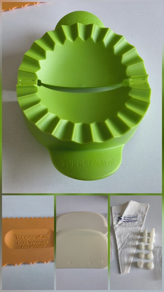 Poche à douilles /cornes pâtisserie /moule Tupperware/.., Enlèvement ou Envoi, Comme neuf, Autres couleurs, Autres types