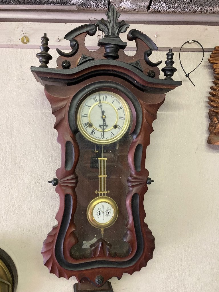 Oude klok regulateur, Antiek en Kunst, Antiek | Klokken, Ophalen