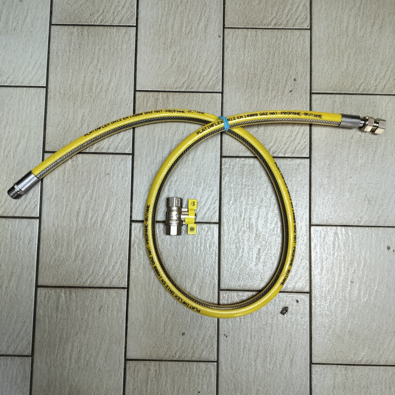 Gasslang + gaskraan, Doe-het-zelf en Bouw, Ophalen of Verzenden