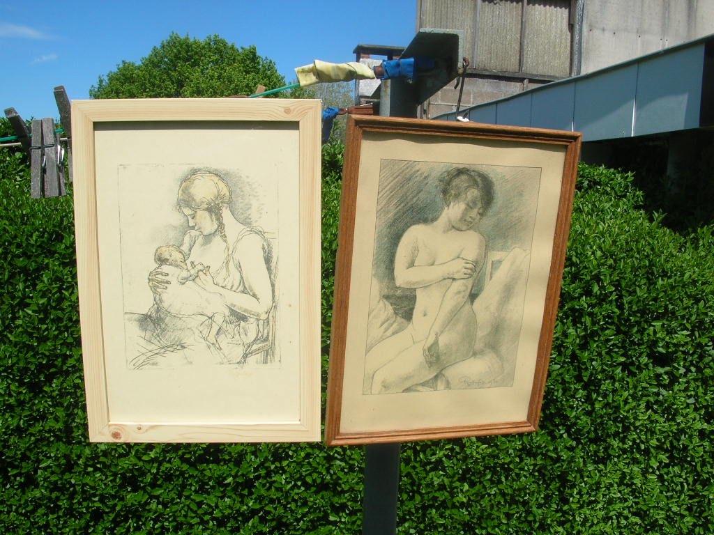 TWEE ARMEN EN RASSENFOSSE GESIGNEERD -V-PHOTOS, Antiek en Kunst, Ophalen of Verzenden
