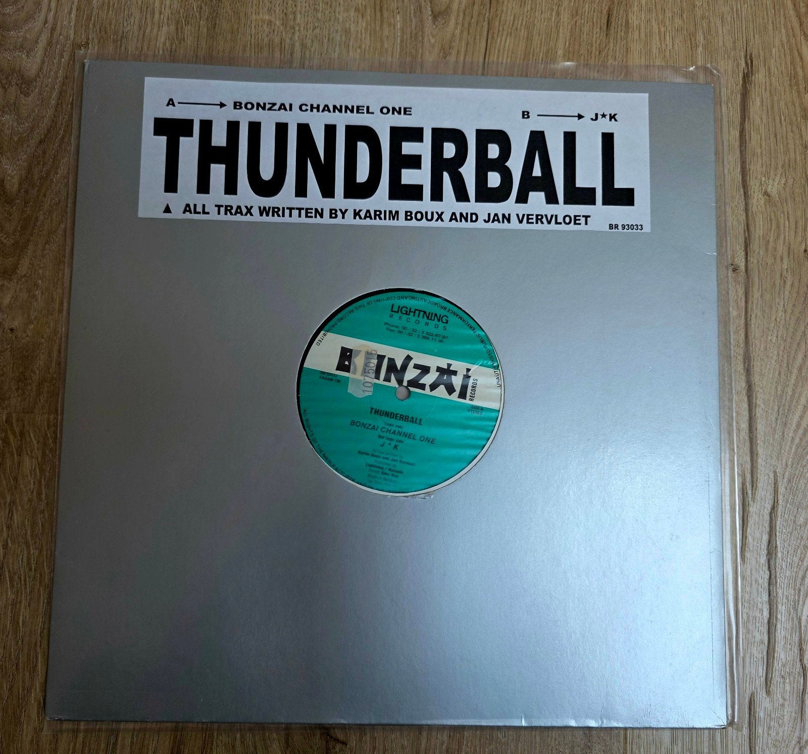 Bonzai Channel one - Thunderball, Cd's en Dvd's, Vinyl | Dance en House, Ophalen of Verzenden