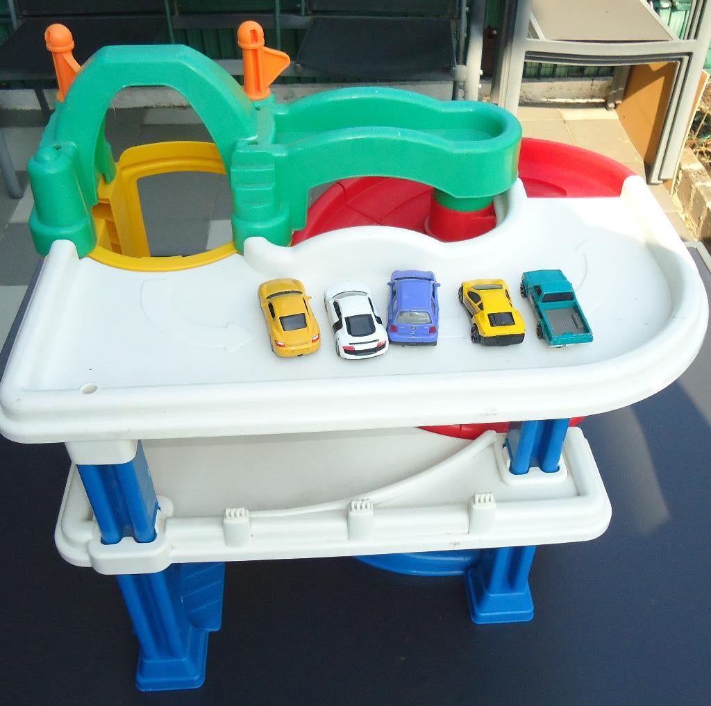 Speelgarage- Fisher Price, Ophalen, Zo goed als nieuw, Speelset