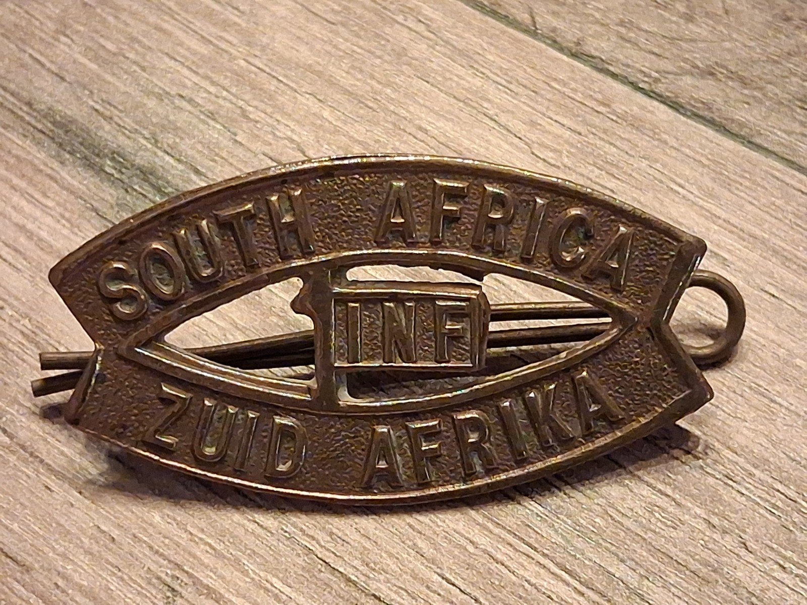 insigne : 1re brigade d'infanterie sud-africaine, Première G, Collections, Envoi
