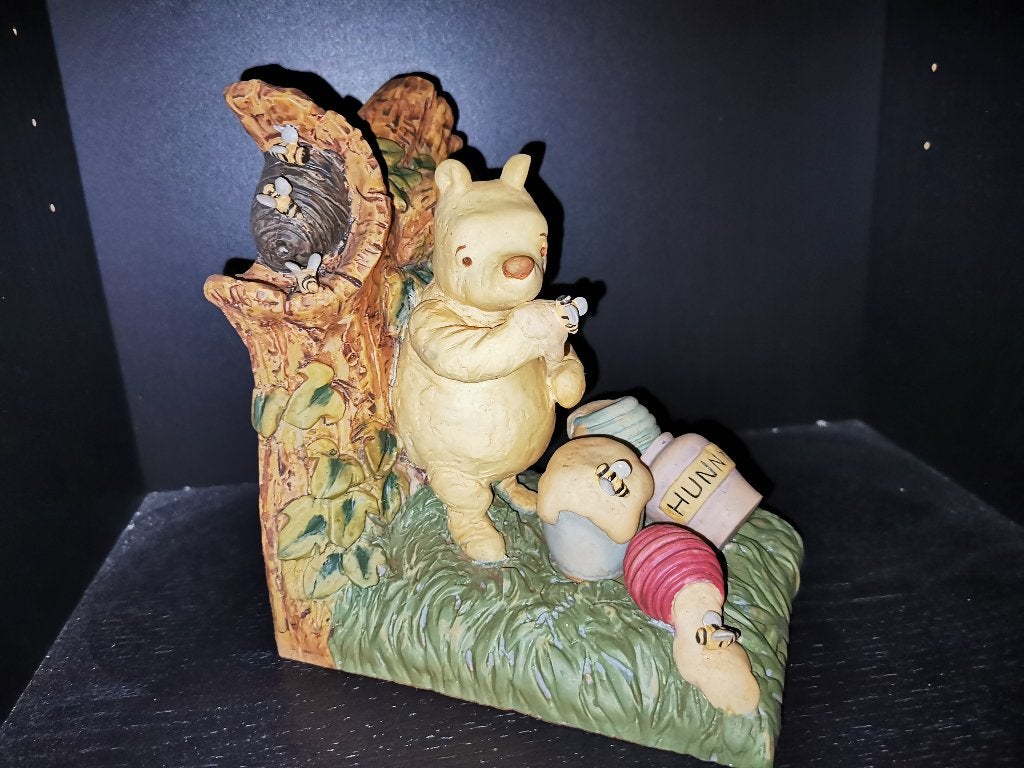 Vintage Winnie de Pooh boekensteunen, Verzamelen, Ophalen, Winnie de Poeh of vrienden, Nieuw, Beeldje of Figuurtje