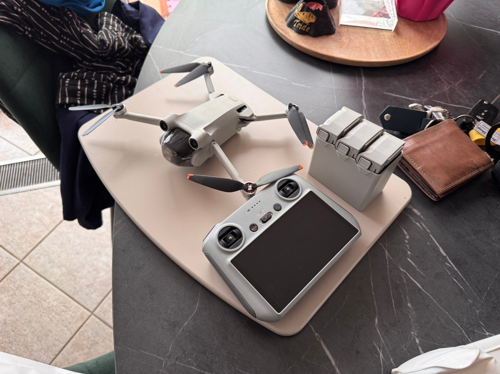DJI Mini 4 Pro Fly More Combo, Ophalen, Zo goed als nieuw, DJI, Opvouwbaar