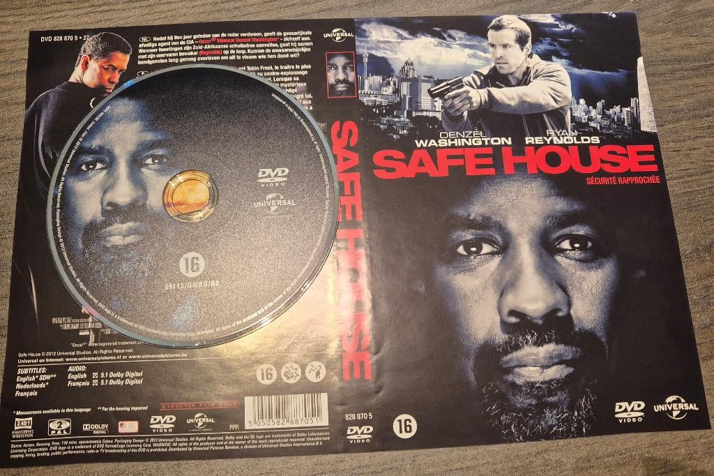 * Safe house, Cd's en Dvd's, Vanaf 16 jaar, Ophalen of Verzenden, Zo goed als nieuw, Actiethriller
