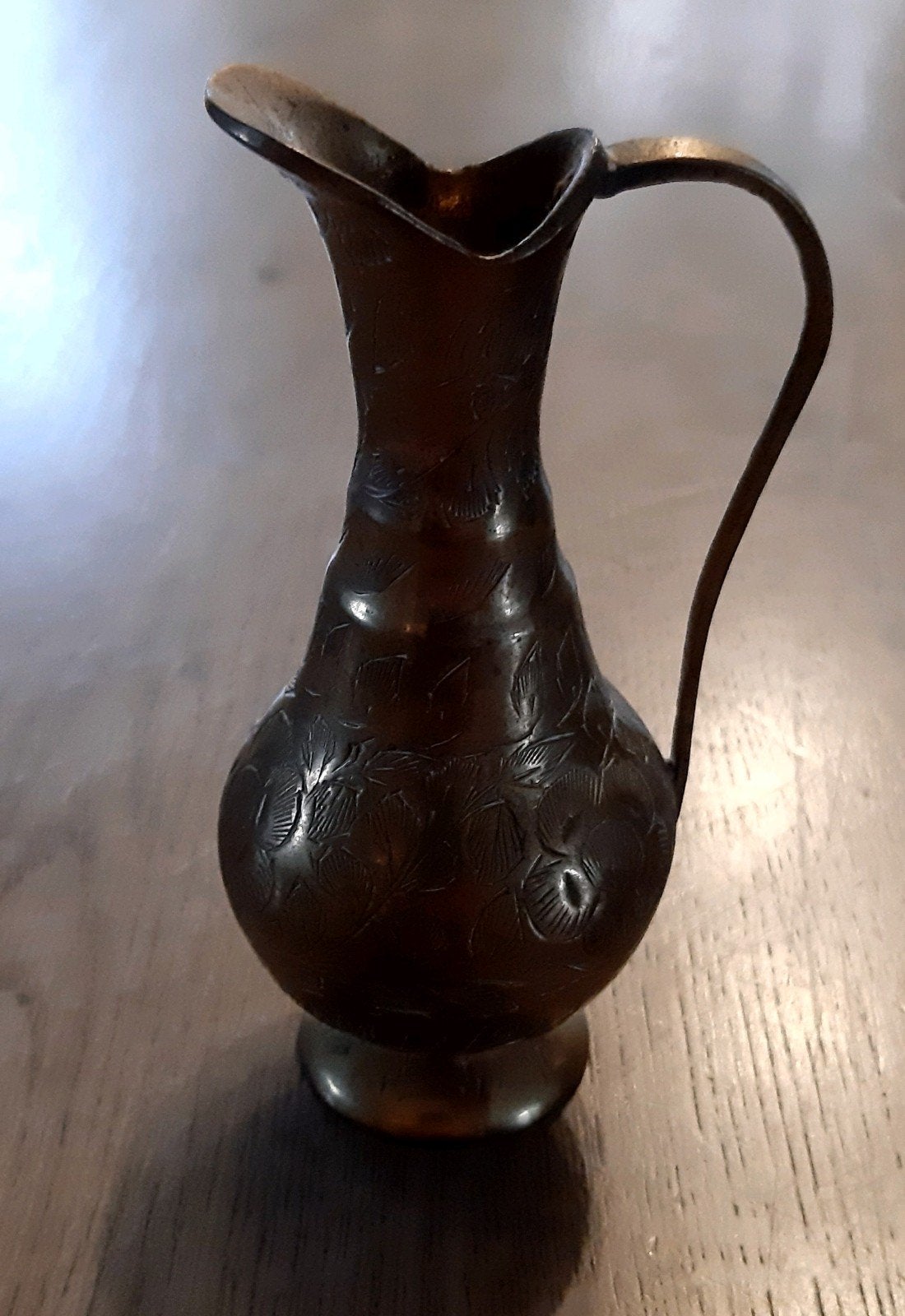 Vintage India vaasje in koper, Antiek en Kunst, Antiek | Brons en Koper, Ophalen of Verzenden, Koper
