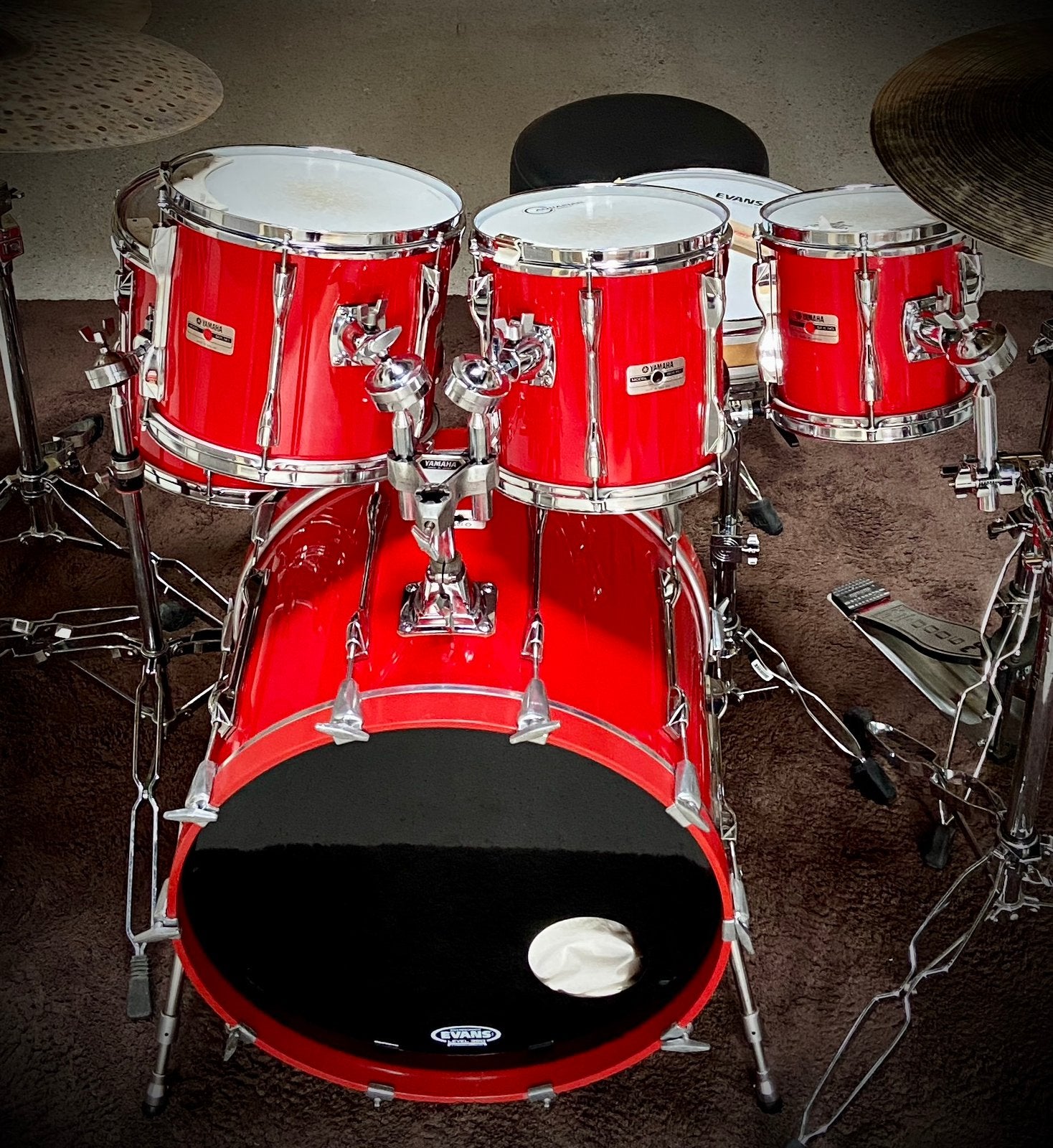 Yamaha Recording Custom, Musique & Instruments, Batteries & Percussions, Utilisé, Yamaha, Enlèvement
