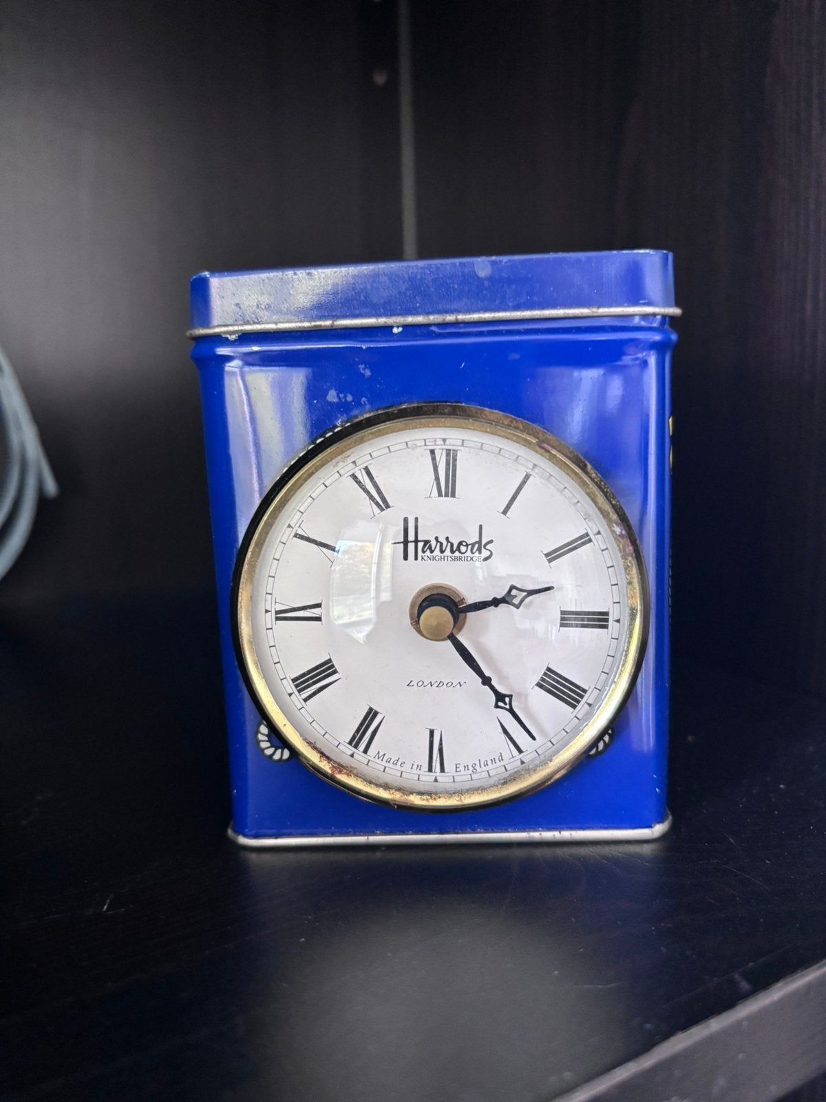 Jolie petite horloge style rétro Harrods, Antiquités & Art, Enlèvement