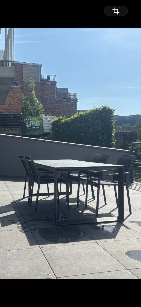 Une table extérieur, Jardin & Terrasse, Enlèvement, Comme neuf, Rectangulaire, Aluminium