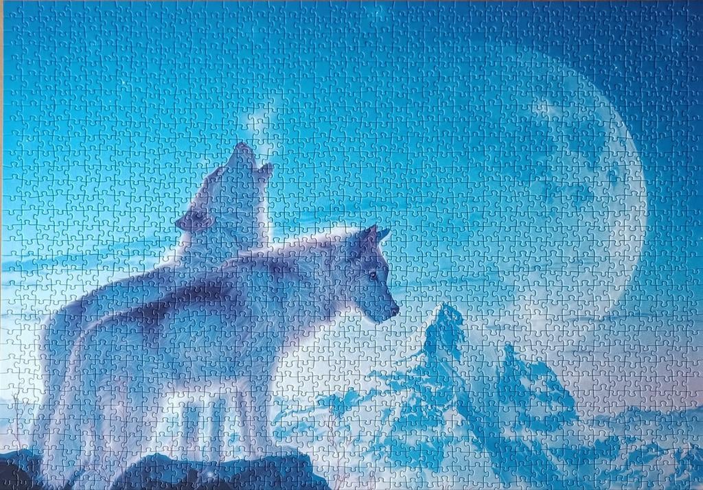 Puzzel - dieren  wolf, Ophalen of Verzenden
