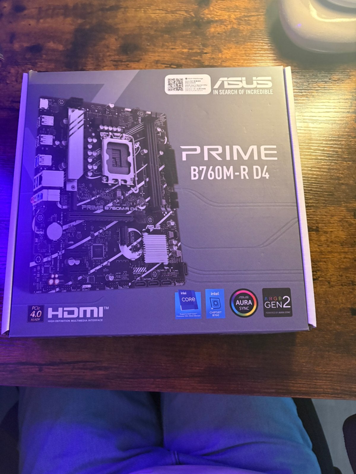 Asus PRIME B760M-R D4 moederbord + CPU koeler, Computers en Software, Moederborden, Ophalen, Zo goed als nieuw, Intel, DDR4