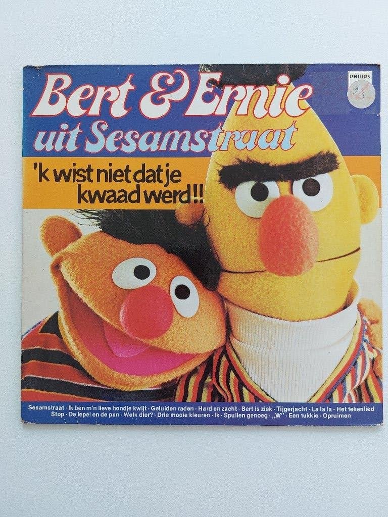 Bert & Ernie - 'K Wist Niet Dat Je Kwaad (1978), CD & DVD, Vinyles | Néerlandophone, Avec pochette intérieure, Pressage original