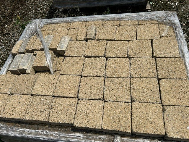 Gebruikte klinkers +/- 20m², Béton, Enlèvement, Utilisé, Briques