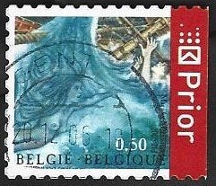 1 Postzegel België 2005 Sprookjes van Andersen Zeemeermin, Oblitéré, Enlèvement ou Envoi, Enfants, Affranchi