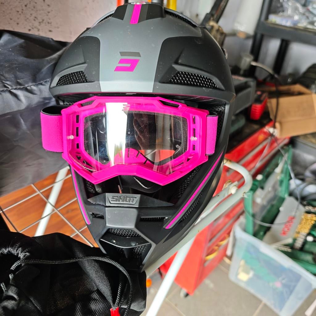 Casque femme taille M +lunette, Ophalen