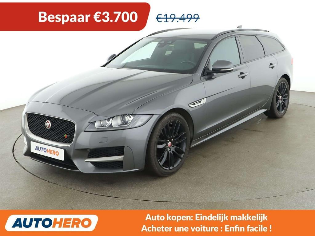 Jaguar XF 25d R-Sport AWD (année de construction 2017), Autos, Cuir, Argent ou Gris, Achat, Euro 6