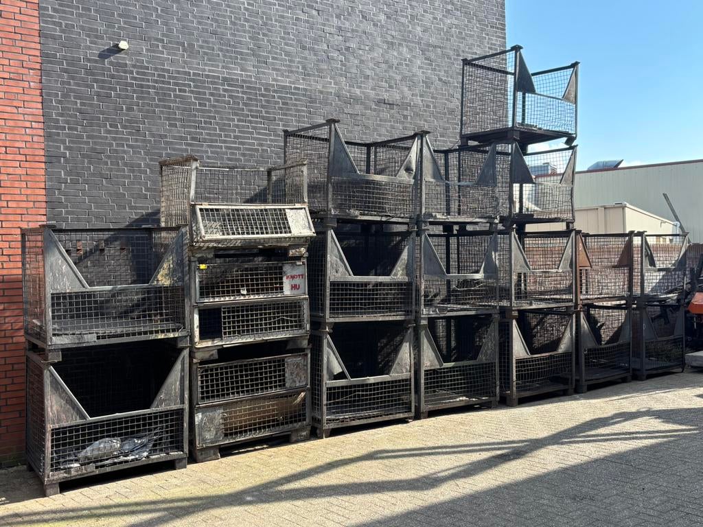 Gitterbox gaascontainers - Diverse condities (A t/m D), Doe-het-zelf en Bouw, Kratten en Dozen, Gebruikt, Krat, 100 cm of meer