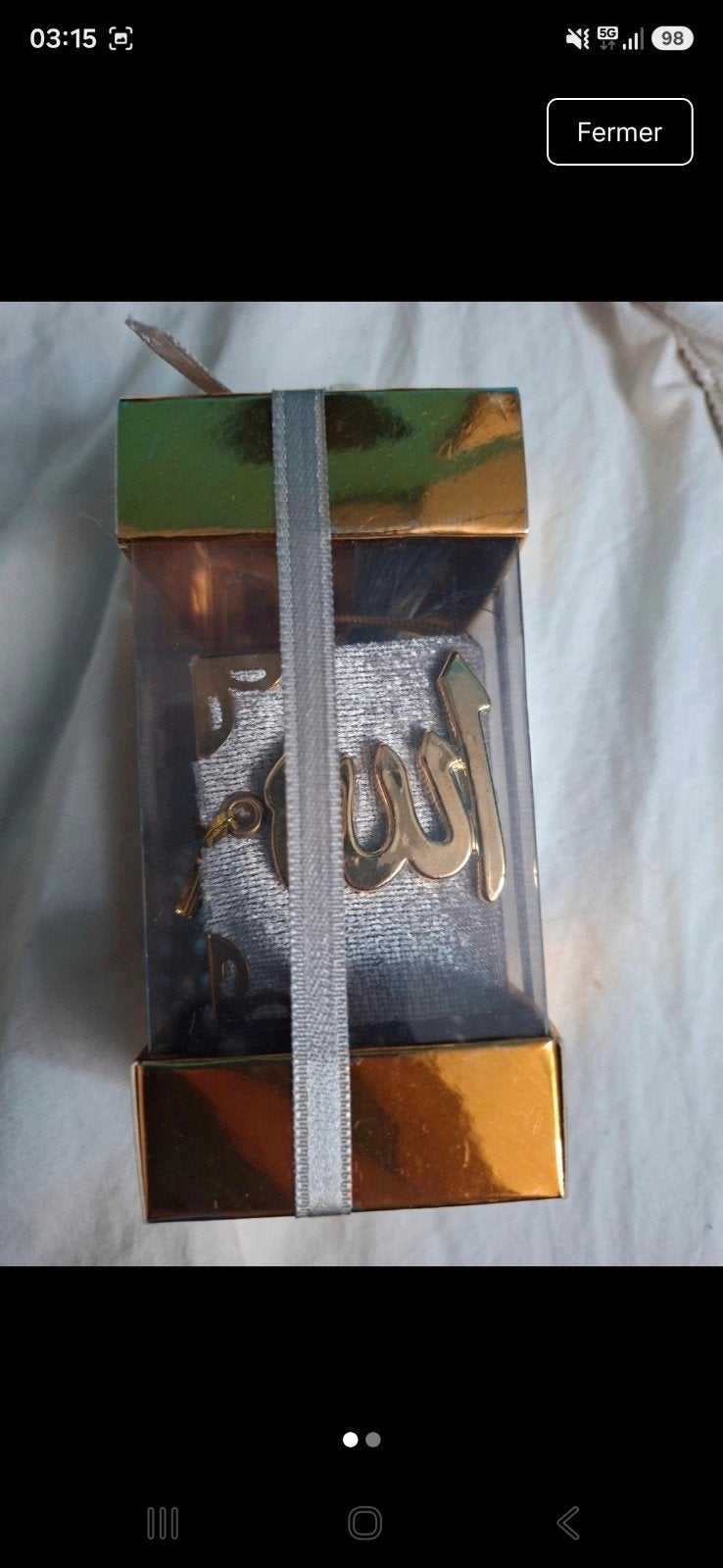 coffret cadeau mini coran + chapelet, Envoi