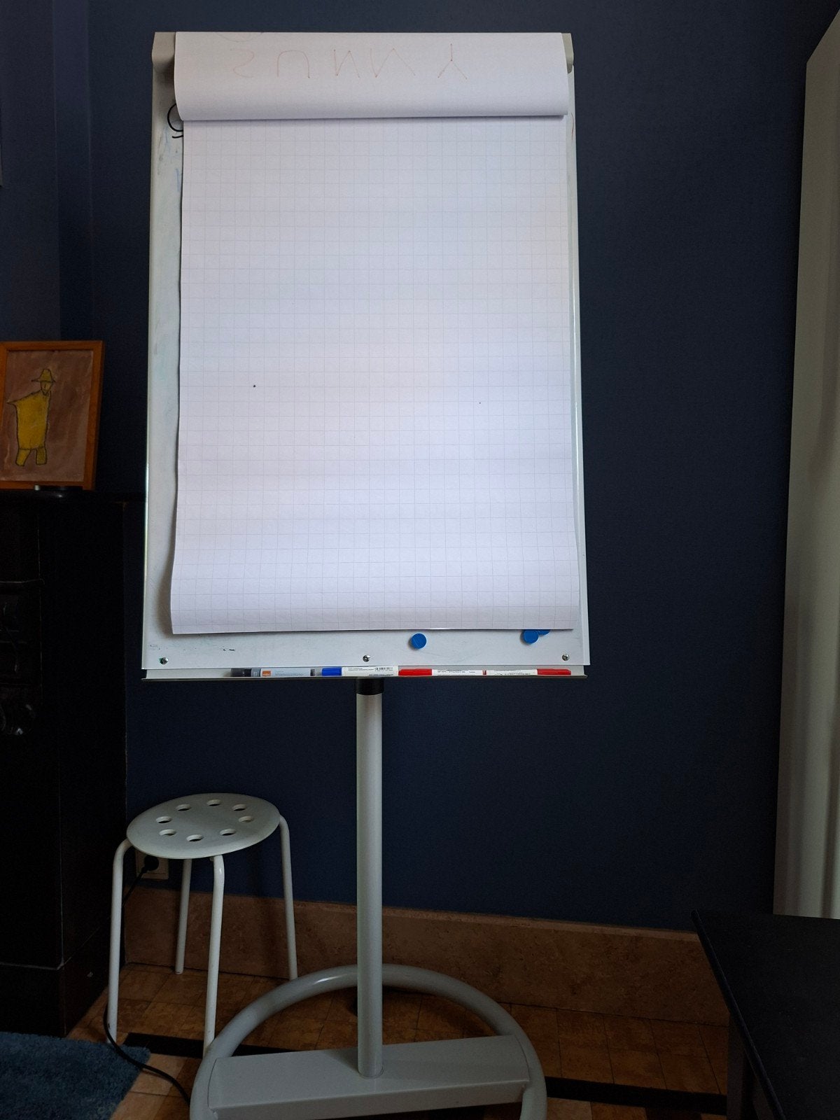 Chevalet et papier pour chevalet, Enlèvement