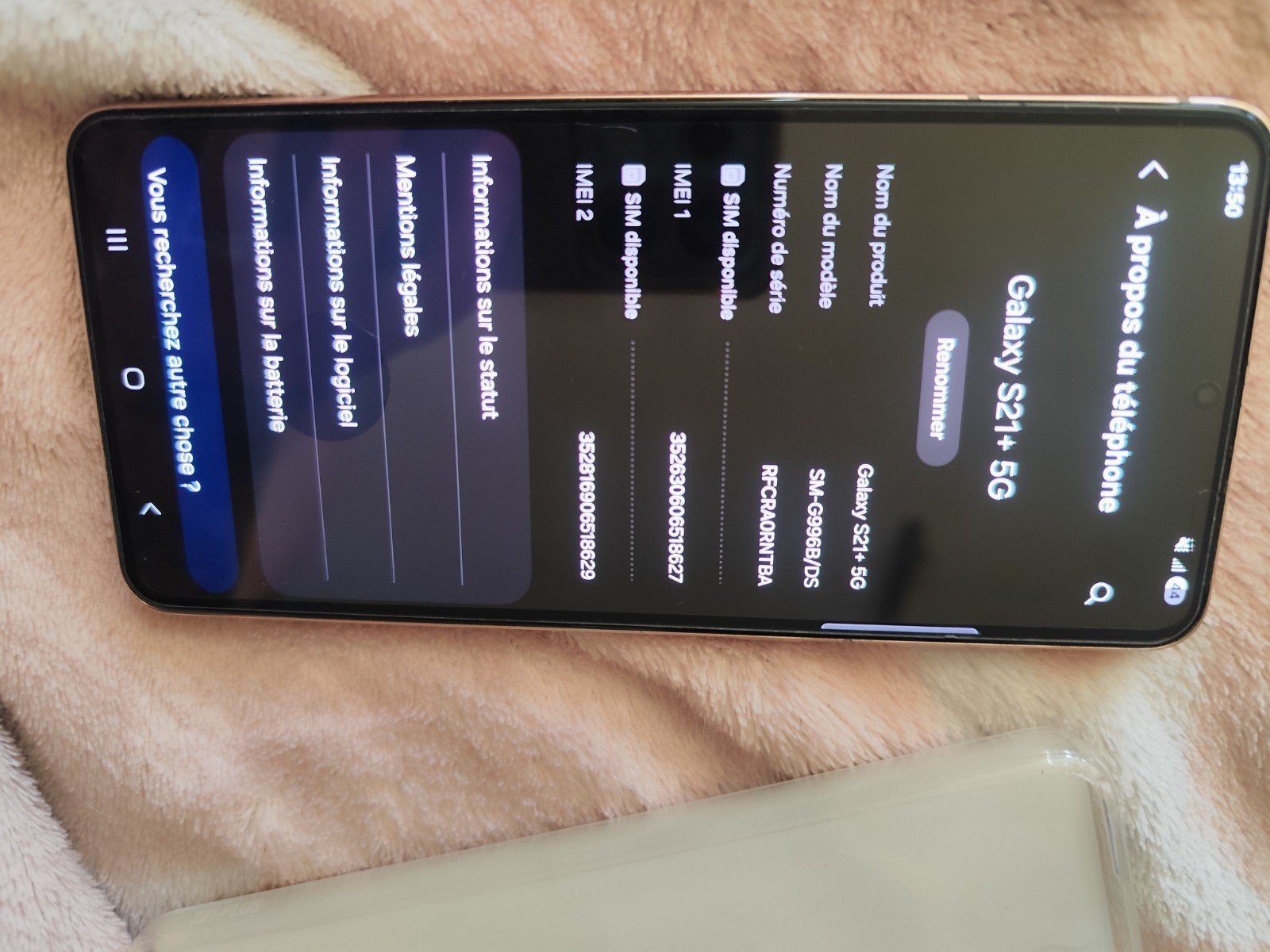 Samsung s21+ 5G 150€, Télécoms, Téléphonie mobile | Samsung, Neuf, Rose, Enlèvement, Sans abonnement