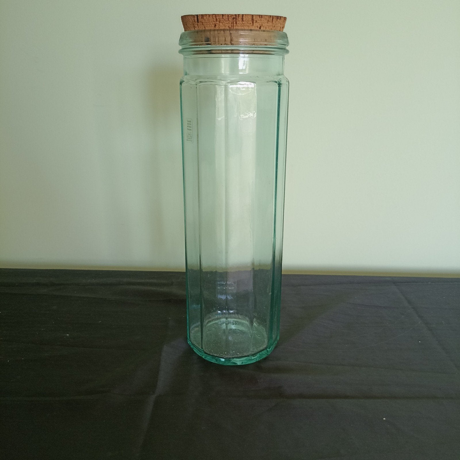Prachtige vintage glazen voorraadpot van SVAT (Italië), Voorraadpot, Verzenden, Glas