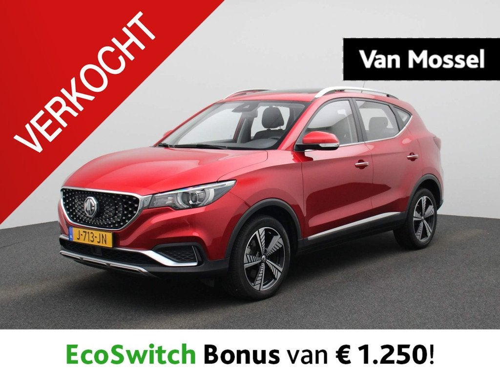 MG MG ZS EV Luxury 45 kWh | Panoramadak | Lederen Bekleding, Auto's, MG, Bedrijf, Te koop, ZS, ABS, Achteruitrijcamera, Adaptive Cruise Control