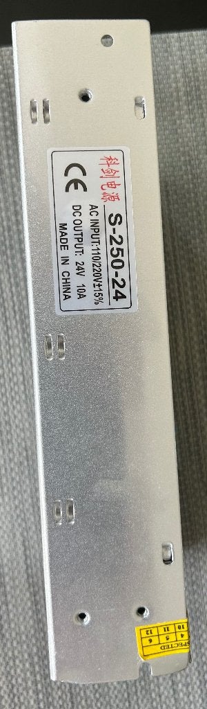 250W 24V 10A 115/230V schakelende voeding, Ophalen of Verzenden, Nieuw