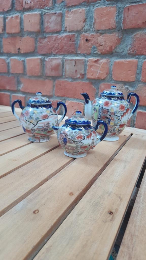 Chinese 3 delige theeset, Ophalen
