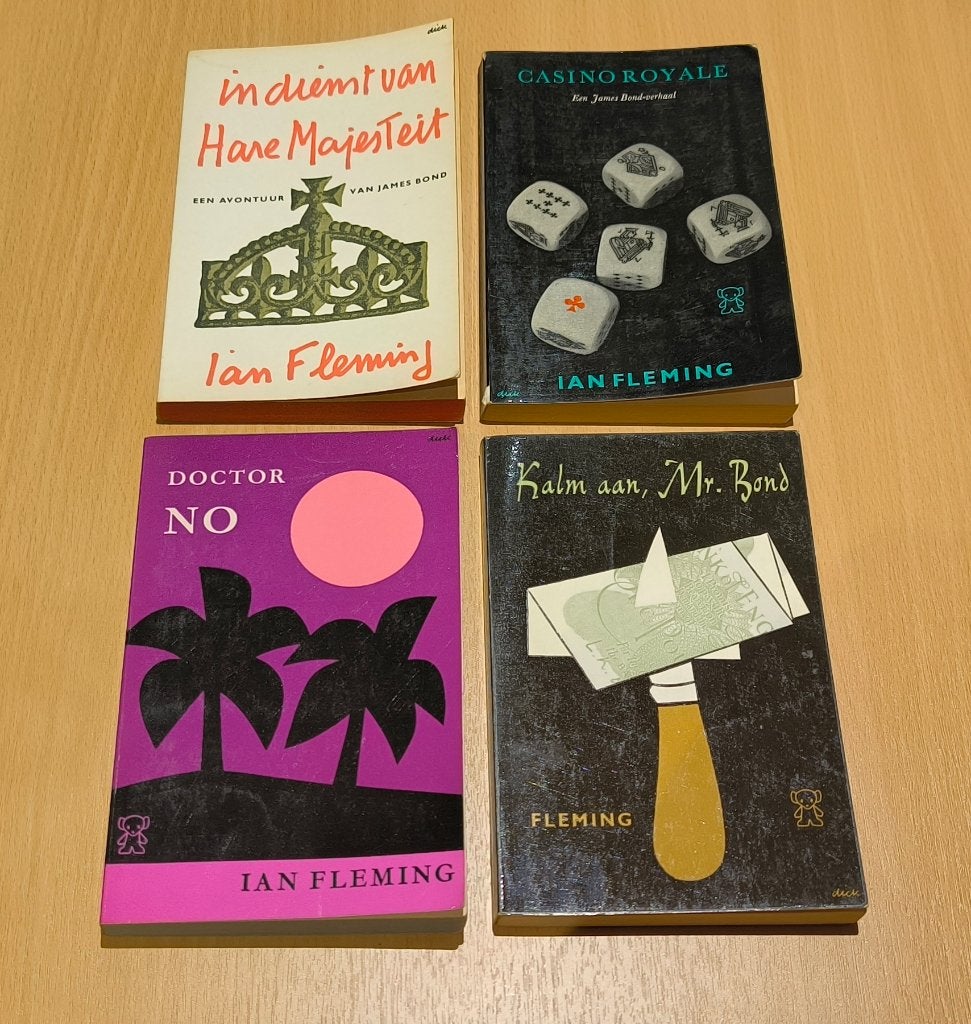 Dick Bruna-uitgaven van Ian Fleming - James Bond 1965, Ophalen of Verzenden, Zo goed als nieuw, Ian Fleming, Nederland